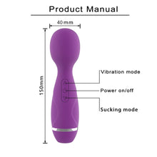 Load image into Gallery viewer, Suction Nipple and clit vibrator
